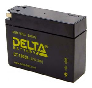 Delta CT12025 аккумулятор, для мотоциклов, для скутеров, для квадроциклов, для снегоходов, аккумуляторы автомобильные, аккумулятор для автомобиля, аккумуляторы varta, аккумулятор для авто, гелевые аккумуляторы, гелевых аккумуляторов, купить аккумулятор д
